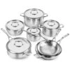 Demeyere Atlantis 12 Piece Stainless Steel Cookware Set
