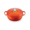 Le Creuset Signature Cast Iron 3.5-quart Flame Sauteuse Dutch Oven