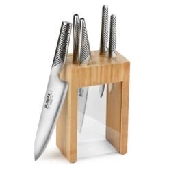 Global 6 Piece Osaka Knife Block Set -Zwilling Shop Global6PieceOsakaKnifeBlockSet G 79655