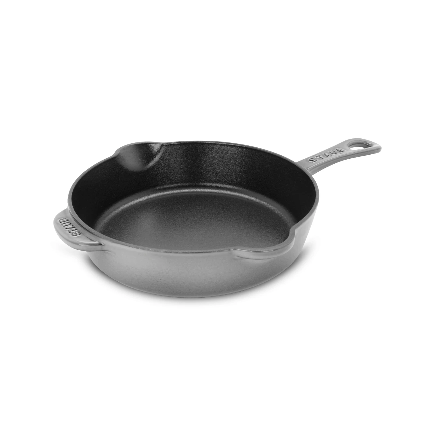 Staub 8.5" Graphite Gray Cast Iron Deep Traditional Skillet 3 Staub 8.5" Graphite Gray Cast Iron Deep Traditional Skillet