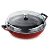 Staub 3.5-quart Grenadine Braiser With Glass Lid 1 Staub 3.5-quart Grenadine Braiser With Glass Lid -Zwilling Shop GrenadineBraiserwithGlassLid