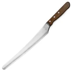 Japanese Bread Knife With Blade Guard, 10.6"