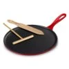 Le Creuset Cast Iron 10.75" Cerise Crepe Pan -Zwilling Shop L2036