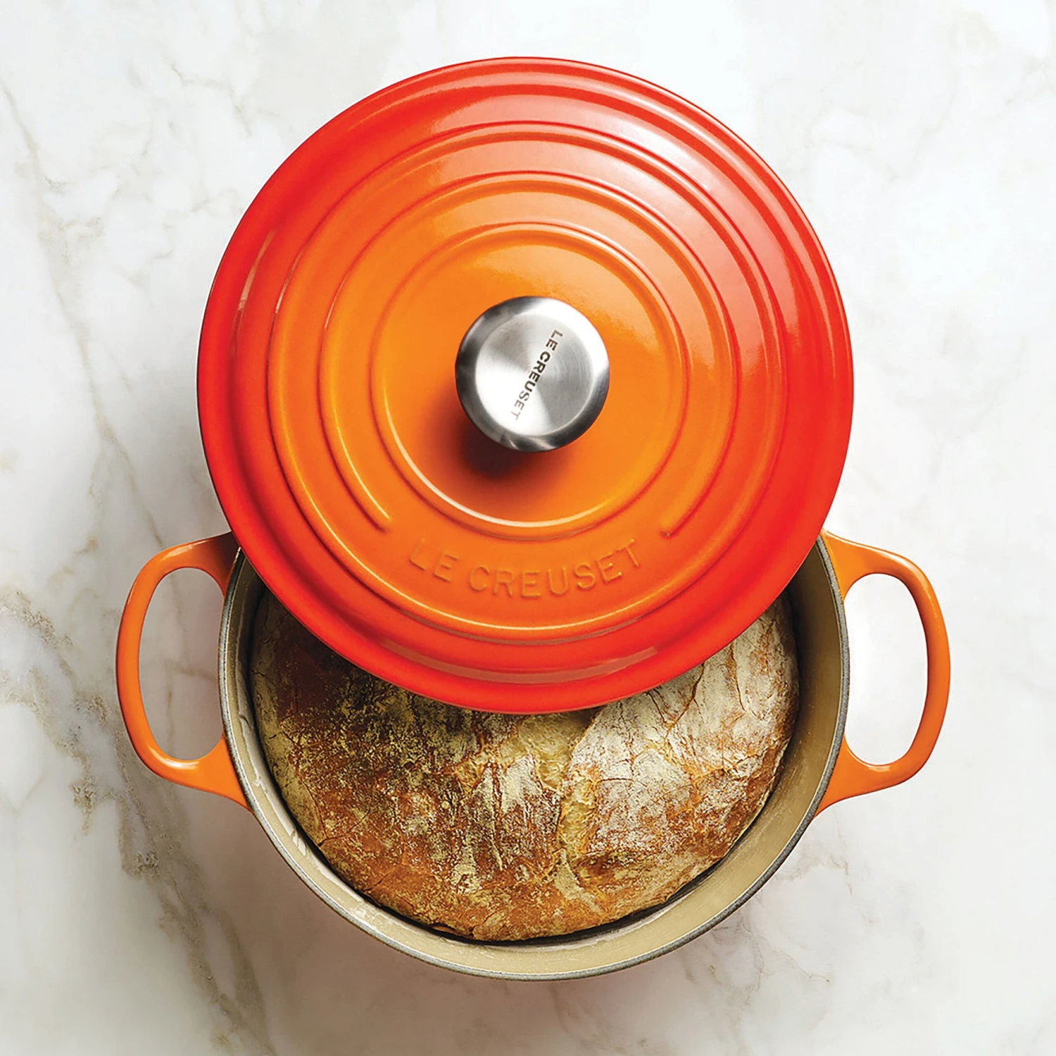 Le Creuset Signature Cast Iron 5.5-quart Flame Round Dutch Oven 9 Le Creuset Signature Cast Iron 5.5-quart Flame Round Dutch Oven - Image 7