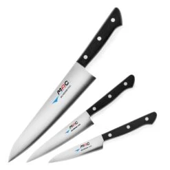MAC Chef Series 3 Piece Knife Set -Zwilling Shop MACChefSeries3PieceKnifeSet