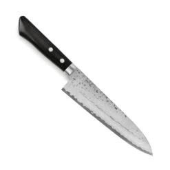 Masutani VG10 Damascus 7" Gyuto, Black Handle -Zwilling Shop MasutaniVG10Damascus7 inchGyuto BlackHandle