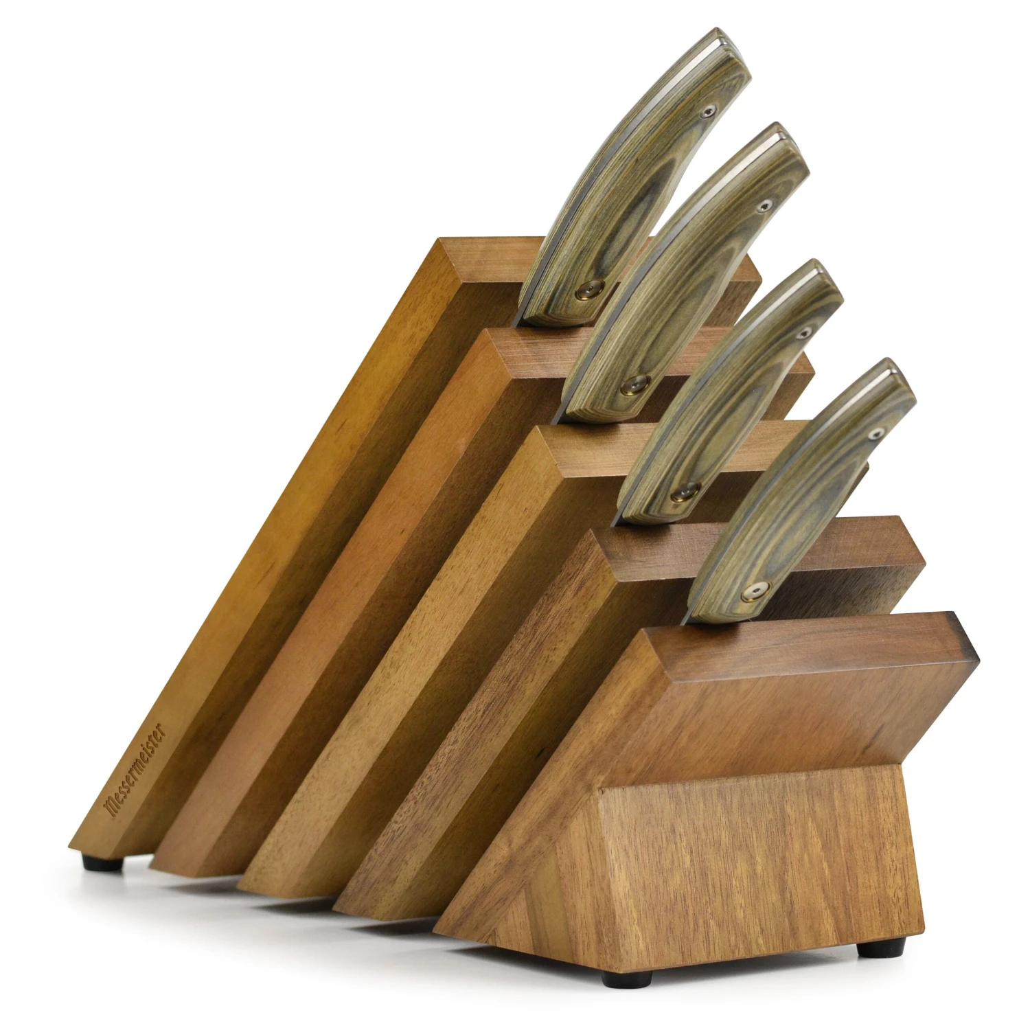 Messermeister Carbon 5 Piece Magnetic Knife Block Set 13 Messermeister Carbon 5 Piece Magnetic Knife Block Set - Image 11