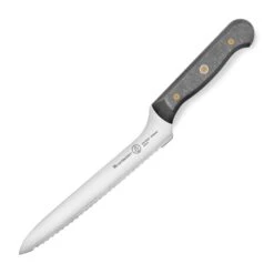 Messermeister Custom Micarta 8" Offset Bread Knife -Zwilling Shop MessermeisterCustom8 inchOffsetBreadKnife