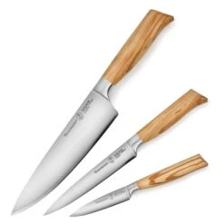 Messermeister Oliva Elite 3 Piece Knife Set 12 Messermeister Oliva Elite 3 Piece Knife Set -Zwilling Shop MessermeisterOlivaElite3PieceKnifeSet