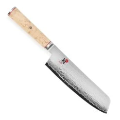 Miyabi Birchwood SG2 6.5" Nakiri Knife -Zwilling Shop MiyabiBirchwoodSG26.5 inchNakiriKnife