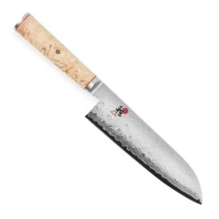 Miyabi Birchwood SG2 7" Santoku Knife -Zwilling Shop MiyabiBirchwoodSG27 inchSantokuKnife