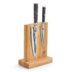 Miyabi Mizu SG2 3 Piece Magnetic Knife Stand Set -Zwilling Shop MiyabiMizuSG23PieceMagneticKnifeStandSet