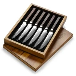 Nexus 6 Piece Damascus Steak Knife Set With Case -Zwilling Shop Nexus6PieceDamascusSteakKnifeSetwithCase 080072e5 35d6 4107 ad24 7da5d5fb86f4