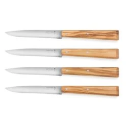 Opinel 4 Piece Olive Wood Handle Steak Knife Set -Zwilling Shop Opinel4PieceOliveWoodHandleSteakKnifeSet cc2fc13c 9025 4c8c b300 fda5f2e28fa6