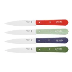 Opinel 4 Piece Paring Knife Set -Zwilling Shop OpinelPaysage4PieceStainlessSteelParingKnifeSet