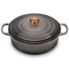 Le Creuset Signature Cast Iron 6.75-quart Oyster Round Wide Dutch Oven With Copper Knob -Zwilling Shop OysterRoundWideDutchOven