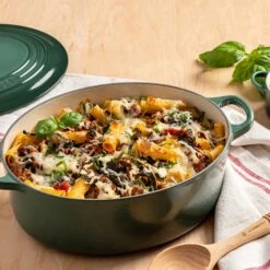 Le Creuset Signature Cast Iron 15.5-quart Artichaut Oval Dutch Oven 15 Le Creuset Signature Cast Iron 15.5-quart Artichaut Oval Dutch Oven -Zwilling Shop P03 A BAKED RIGATONI WITH KALE AND SAUSAGE 3000x 3bb3bb41 9f67 4a4c b5f1 28a944c594af