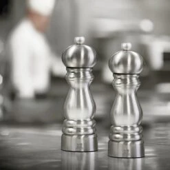 Peugeot Paris Stainless Steel 7" U'Select Salt & Pepper Mill Set -Zwilling Shop PARISCHEFINOX18cm32470 32487