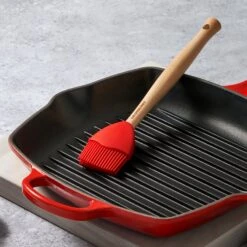 Le Creuset 5 Piece Cerise Silicone Utensil Set -Zwilling Shop RS9662 GrillPanSet