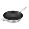 Scanpan CX+ 12.5" Stainless Steel Nonstick Wok -Zwilling Shop ScanpanCX 12.5 quartStainlessSteelNonstickWok