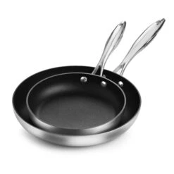 Scanpan CX+ 8 & 10.25" Stainless Steel Nonstick Fry Pan Set
