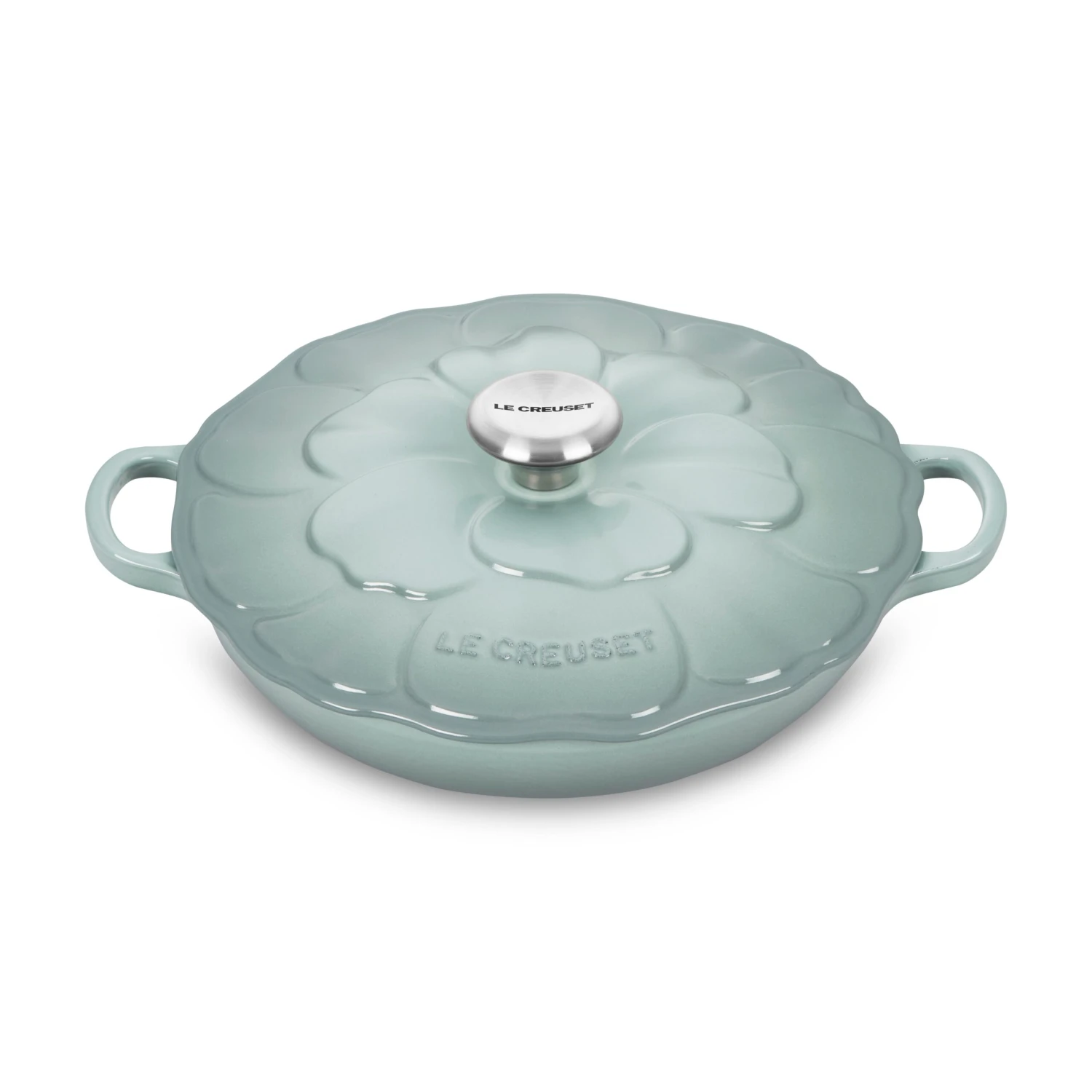 Le Creuset Signature Cast Iron 2.25-quart Sea Salt Petal Braiser 3 Le Creuset Signature Cast Iron 2.25-quart Sea Salt Petal Braiser