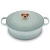Le Creuset Signature Cast Iron 6.75-quart Sea Salt Round Wide Dutch Oven With Copper Knob -Zwilling Shop SeaSaltRoundWideDutchOven