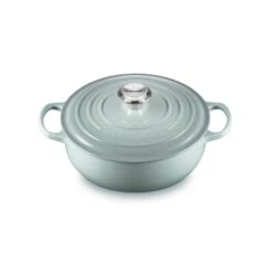 Le Creuset Signature Cast Iron 3.5-quart Sea Salt Sauteuse Dutch Oven