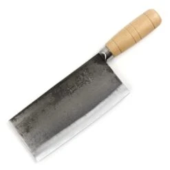 Sentan Hand-Forged Carbon Steel 6.7" Chinese Cleaver, Migaki -Zwilling Shop SentanShirogami 2MigakiStainlessClad6.7 inchChineseCleaver