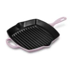 Le Creuset Signature Cast Iron 10.25" Shallot Square Grill Pan