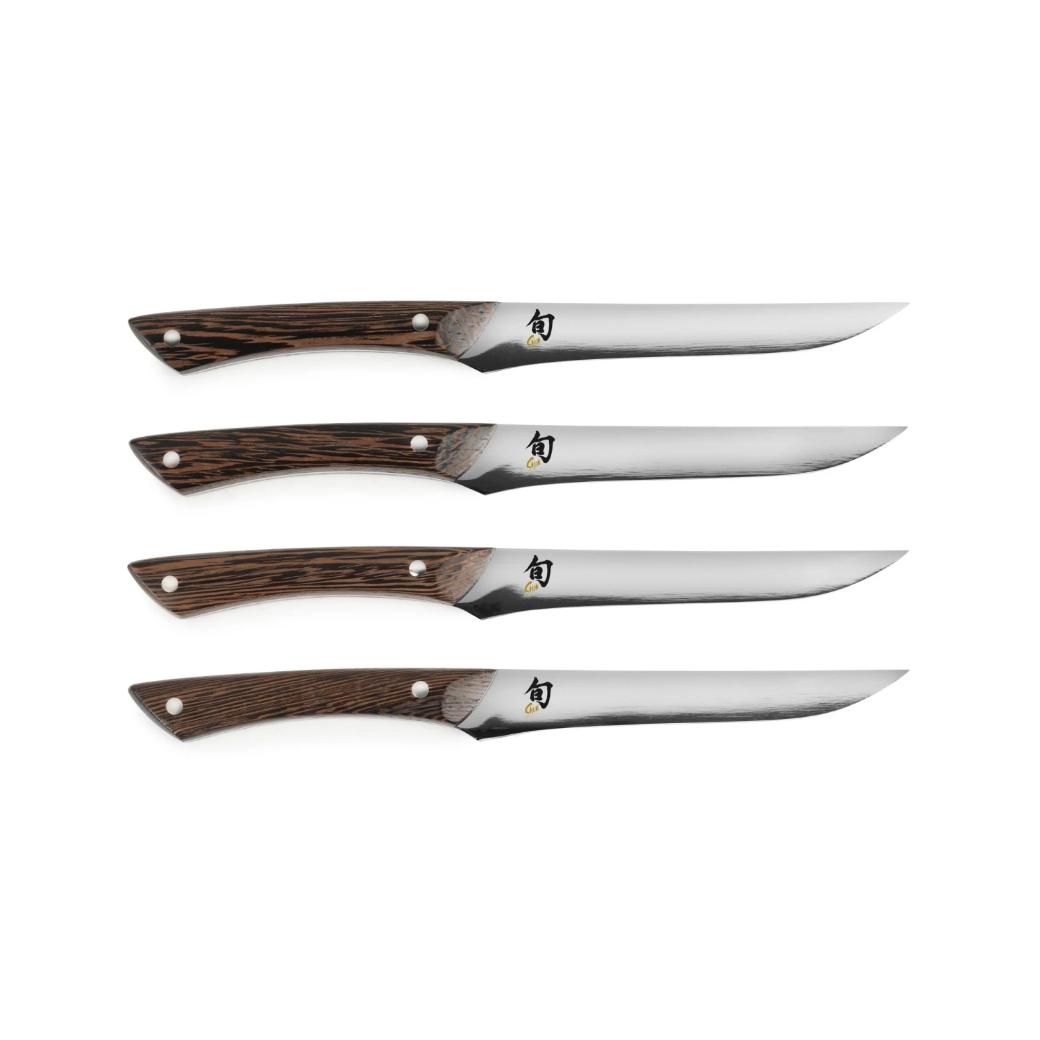 Shun 4 Piece Shima Steak Knife Set, Natural Tagayasan 6 Shun 4 Piece Shima Steak Knife Set, Natural Tagayasan - Image 4