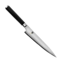 Shun Classic 6" Serrated Utility/Tomato Knife -Zwilling Shop ShunClassic6 inchSerratedUtilityTomatoKnife