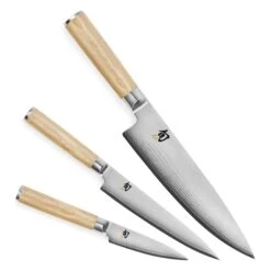 Shun Classic Blonde 3 Piece Knife Set 15 Shun Classic Blonde 3 Piece Knife Set -Zwilling Shop ShunClassicBlonde3PieceKnifeSet