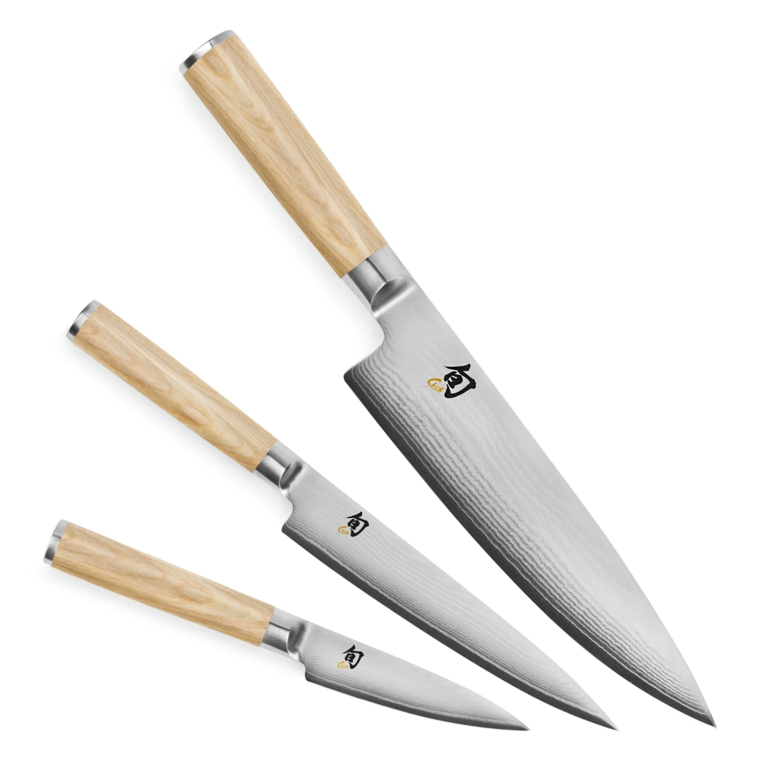 Shun Classic Blonde 3 Piece Knife Set 7 Shun Classic Blonde 3 Piece Knife Set - Image 5