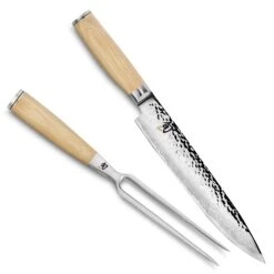 Shun Premier Blonde 2 Piece Carving Set 12 Shun Premier Blonde 2 Piece Carving Set -Zwilling Shop ShunPremierBlonde2PieceCarvingSet