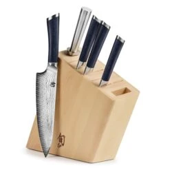 Shun Shiranami 6 Piece Knife Block Set -Zwilling Shop ShunShiranami6PieceKnifeBlockSet fa55fb56 b74d 4480 9d73 592e7c5feafb