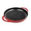 Staub 10" Cherry Red Round Grill Pan -Zwilling Shop Staub10 inchCherryRedRoundGrillPan