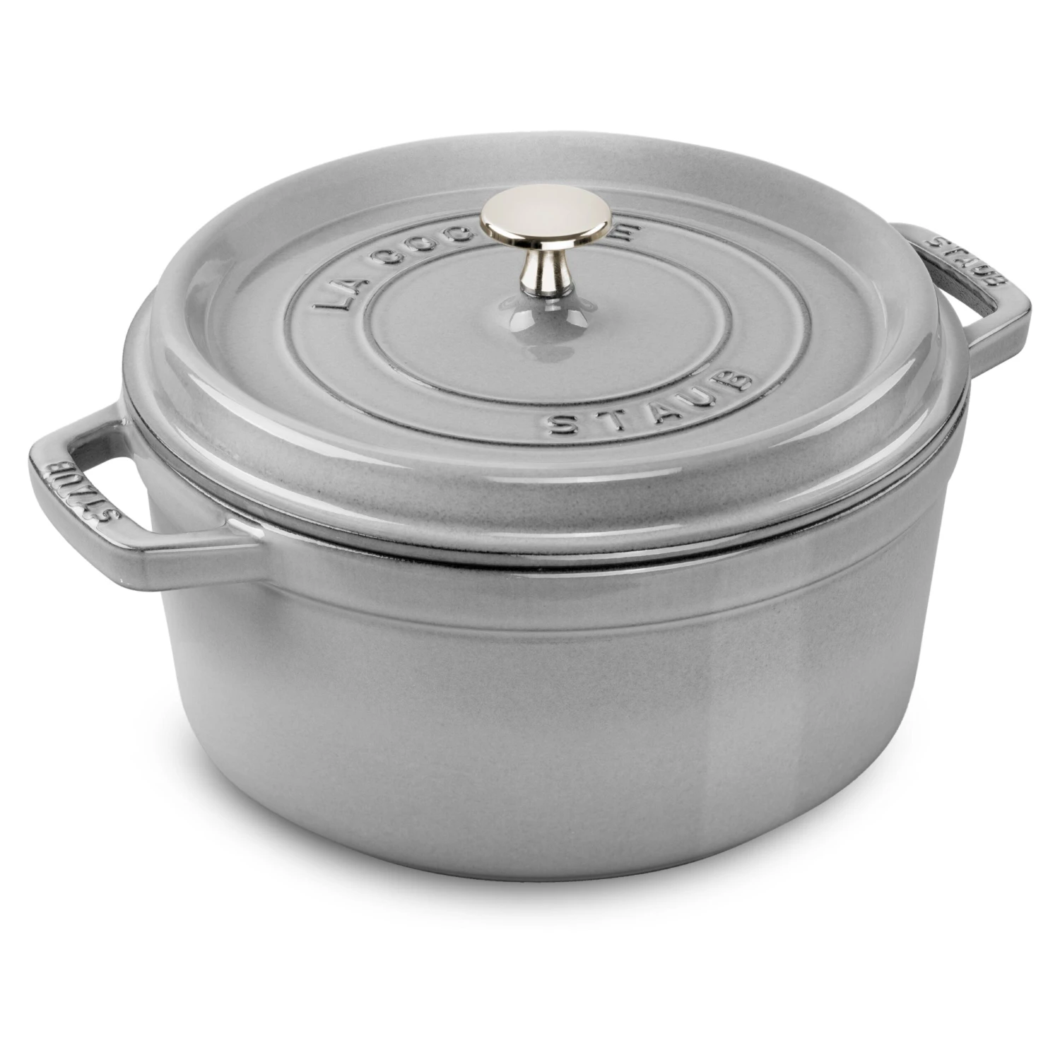 Staub 13.25-quart Graphite Gray Round Dutch Oven 3 Staub 13.25-quart Graphite Gray Round Dutch Oven