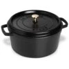 Staub 13.25-quart Matte Black Round Dutch Oven -Zwilling Shop Staub13.25 quartMatteBlackRoundDutchOven