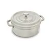 Staub 2.75-quart White Truffle Round Dutch Oven -Zwilling Shop Staub2.75 quartWhiteTruffleRoundDutchOven