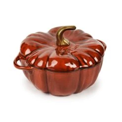 Staub 3.5-quart Burnt Orange Cast Iron Pumpkin Cocotte