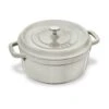 Staub 7-quart White Truffle Round Dutch Oven -Zwilling Shop Staub7 QuartWhiteTruffleRoundDutchOven