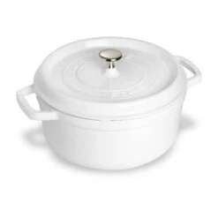 Staub 7-quart White Round Dutch Oven