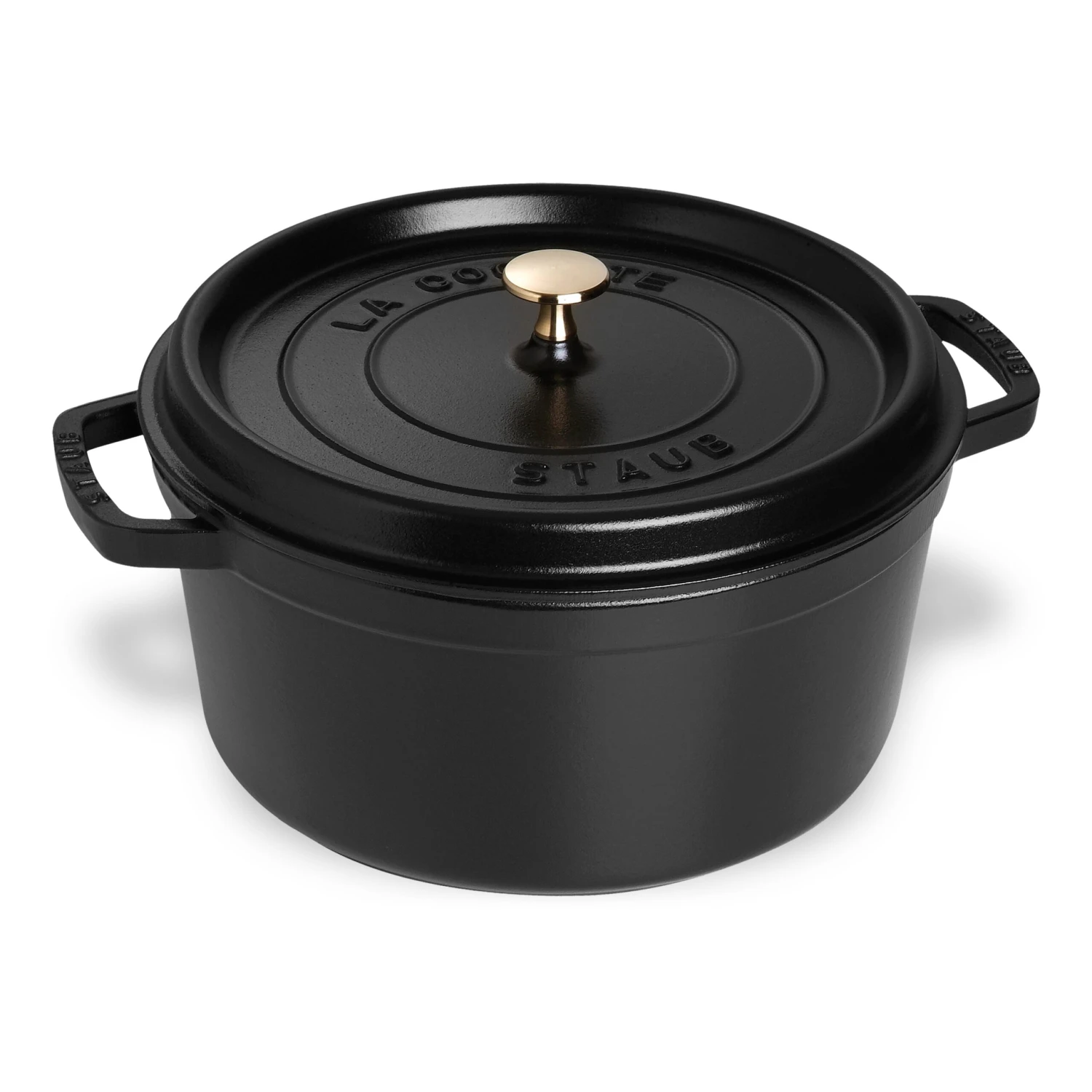 Staub 9-quart Matte Black Round Dutch Oven 3 Staub 9-quart Matte Black Round Dutch Oven