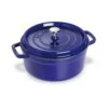 Staub 4-quart Sapphire Blue Round Dutch Oven -Zwilling Shop StaubCastIron4 quartRoundDutchOvenscopy