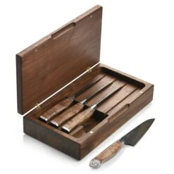 Steelport Carbon Steel 4 Piece Steak Knife Set With Case -Zwilling Shop SteelportCarbonSteel4PieceSteakKnifeSetwithCase 396947c8 dee5 438e 8417 357114600185