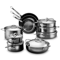 Hestan NanoBond 17 Piece Titanium Stainless Steel Cookware Set 15 Hestan NanoBond 17 Piece Titanium Stainless Steel Cookware Set -Zwilling Shop TBD HES HN1 17pcSet NMExclusive Seamless V1