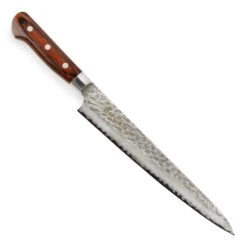 Takayuki Hammered Damascus 9.4" Sujihiki -Zwilling Shop TakayukiHammeredDamascus9.4 inchSujihiki