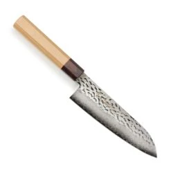 Takayuki Tsuchime Damascus 6.7" Santoku -Zwilling Shop TakayukiTsuchimeDamascus6.7 inchSantoku