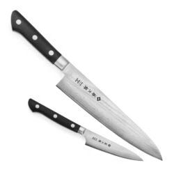 Tojiro Classic Damascus 2 Piece Chef's & Paring Knife Set -Zwilling Shop TojiroClassicDamascus2PieceChef s ParingKnifeSet